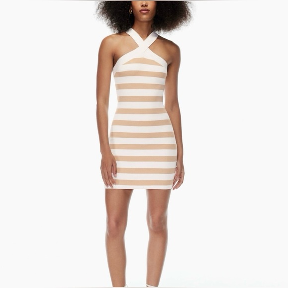 Aritzia babaton green and white dress - Picture 5 of 5